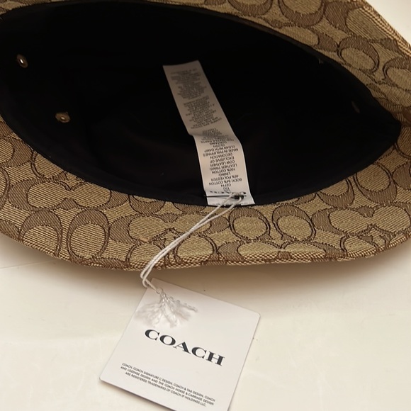 Coach New York Signature Reservable Bucket Hat one size - Picture 6 of 13